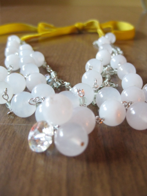 White Quartz necklace - doesn't have a name yet